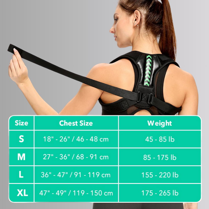 Posture Corrector With Upper Back Support